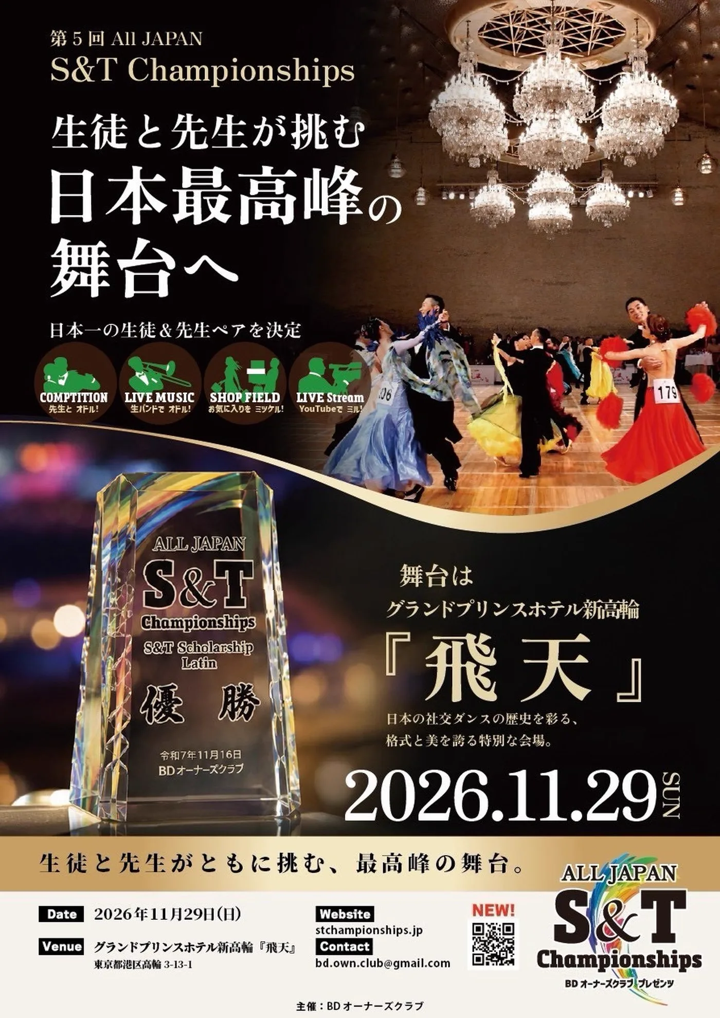 第5回 All JAPAN S&T Championships 告知ポスター